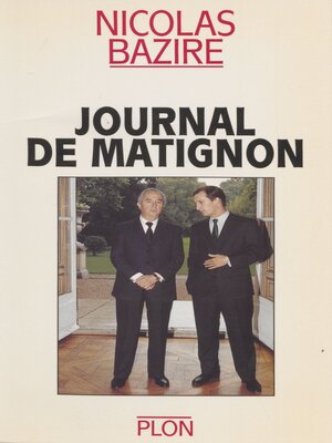 cover image of Journal de Matignon
